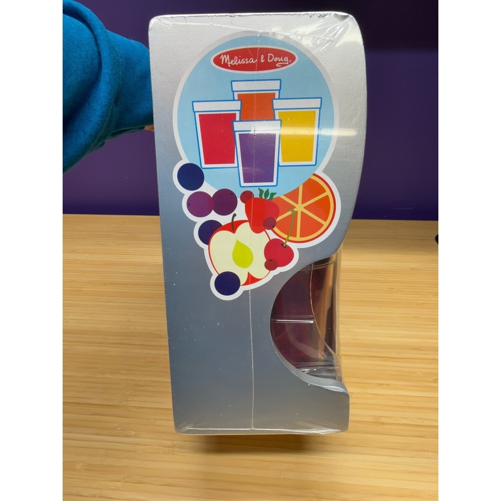 Melissa & Doug Thirst Quencher Wooden Drink Dispenser Play Set New Sealed - Picture 5 of 8